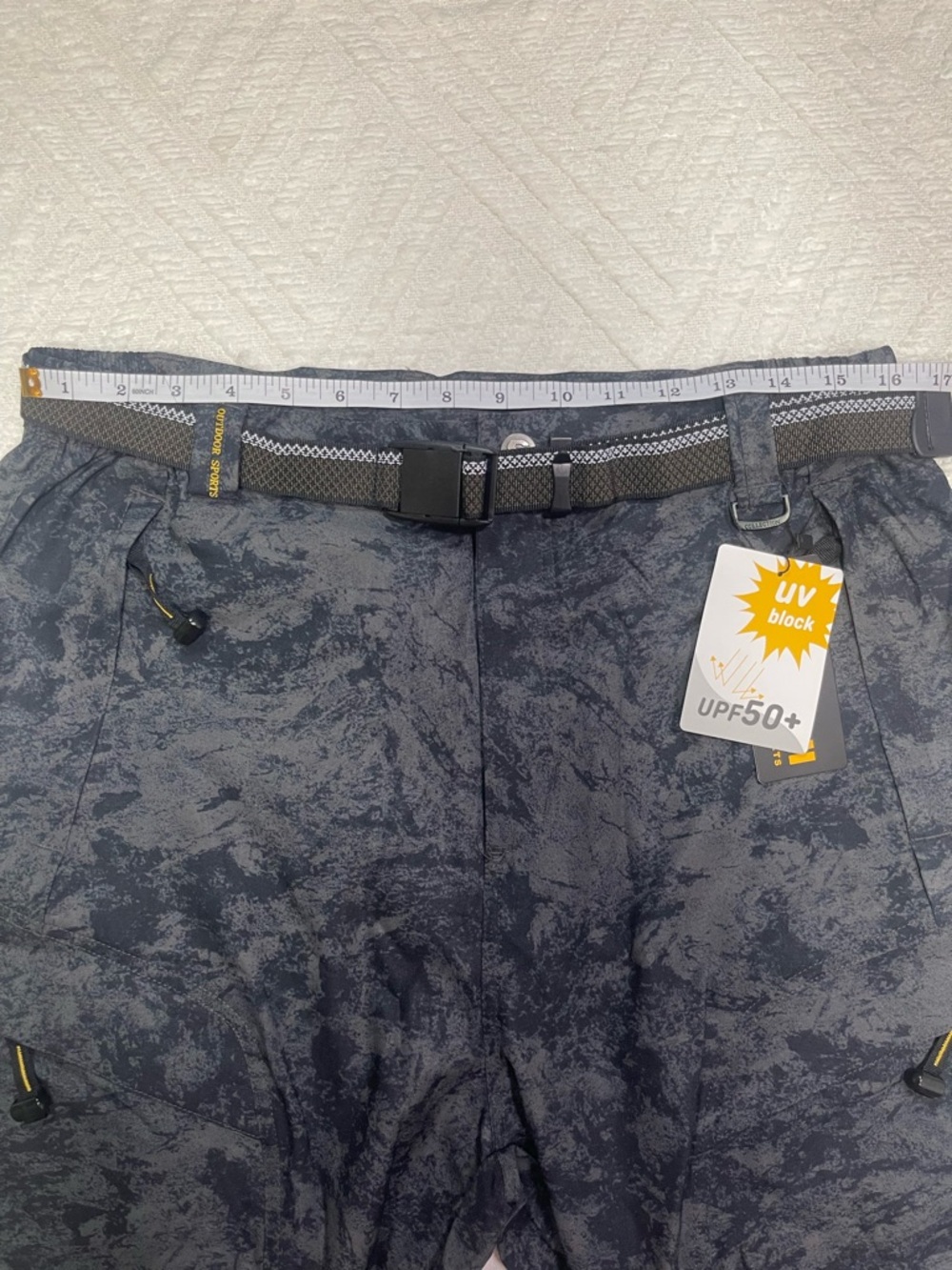 SIKAINI Outdoor Camouflage Utility Pants in Gray and Black - Picture 11 of 15